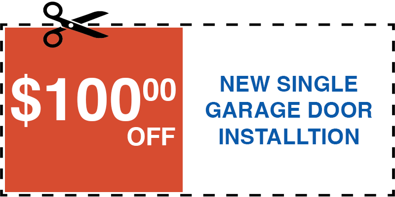 new garage door installation coupon discount